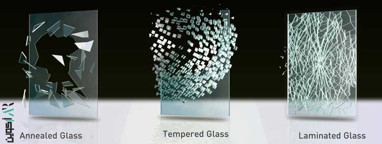 تفاوت شیشه لمینت با شیشه سکوریت